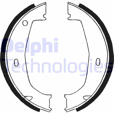 Imagen de DELPHI LS1851 Zapatas de Freno Mano BMW: 3 Berlina, Coupé, 1 Hatchback