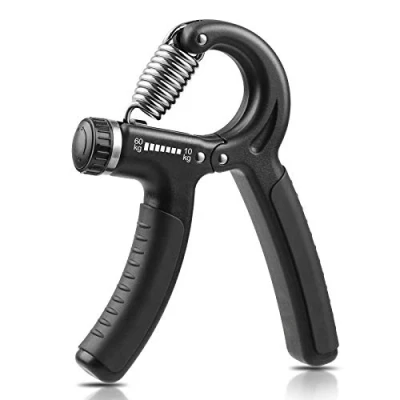 Imagen de NIYIKOW Hand Grip, Antebrazos Fortalecer, Resistencia Ajustable 10 60kg (22 132Lbs), Fortalecedor de Agarre Antideslizante, Músicos Atletas y Recuperación Lesiones en la Mano Negro
