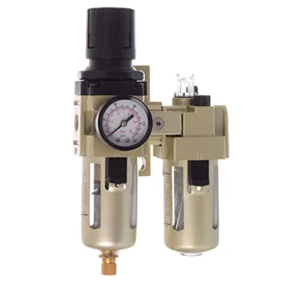 Imagen de Unidad de mantenimiento aire comprimido manorreductor Lubricador para compresor 1700L/min Impacto 1/2