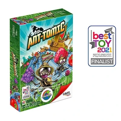 Imagen de Cayro Ant Tómic + 6 Anni Gioco da Tavolo per Bambini e Adulti di strategia Matematica Impara Giocando Divertente Famiglie 2 a 4 Giocatori