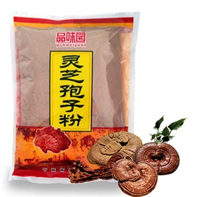 Imagen de 500g (1.1LB) Ganoderma Lucidum Té Lingzhi Polvo de esporas reishi salvaje perfumado hierbas chino flores botánico verde crudo