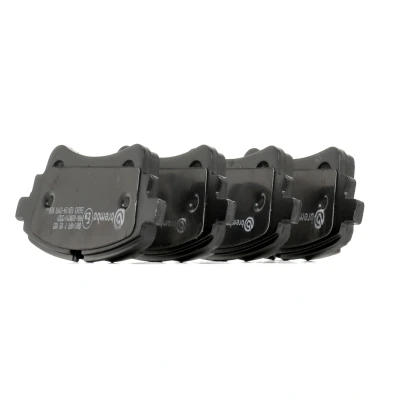 Imagen de BREMBO P 85 185 Juego de pastillas freno preparado para indicador desgaste con tornillos pinza freno, Chapa antichirridos accesorios