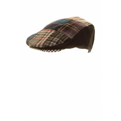 Imagen de Severyn Gorra/Visera Plana de Invierno Modelo Patchwork con Lana Hombre Caballero (58cm) (Negro)