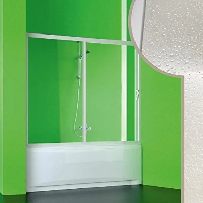 Imagen de Forte Puerta de Ducha Bañera 150 CM en Acrílico Mod. Plutone con Apertura Lateral