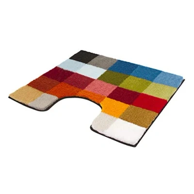 Imagen de Kleine Wolke Cubetto Alfombra de baño, poliacrílico, Multicolor, 60x60x3 cm