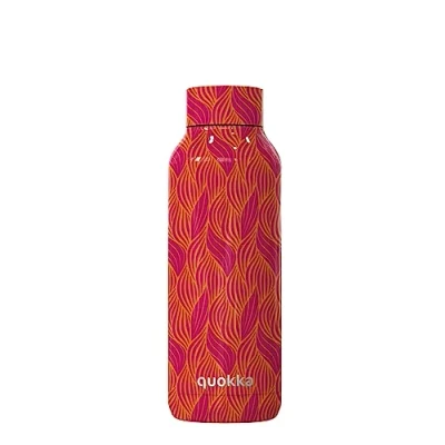 Imagen de Quokka Solid Orange Bloom 510 ML Botellas De Agua Acero Inoxidable Sin BPA Botella Térmica Doble Pared Mantiene el frío y Calor para Niños Adultos