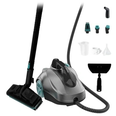 Imagen de Limpiador de vapor Cecotec HydroSteam 2000 EasyHome Max, W, Depósito XXL 2 L, 5 bares presión, Vaporeta con autonomía 150 min, Grey