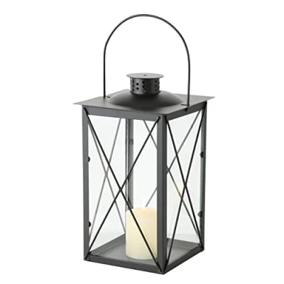 Imagen de Boltze Farol 3548800 (decoración para Interiores/Exteriores, Material Hierro Negro, Dimensiones 17 x 30 cm)