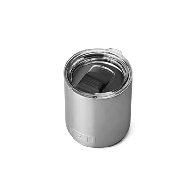 Imagen de YETI Rambler, Vacuum Insulated Stainless Steel Stackable Lowball 2.0 with MagSlider Lid, Steel, 10 oz (296 ml)