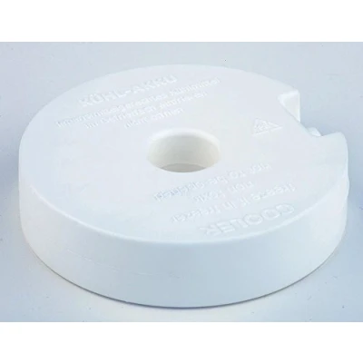 Imagen de APS elemento de refrigeración frío congelador seguro redondo diámetro: 10,5 cm, altura: 2,5 relleno con líquido blanco fácil einfrierenr