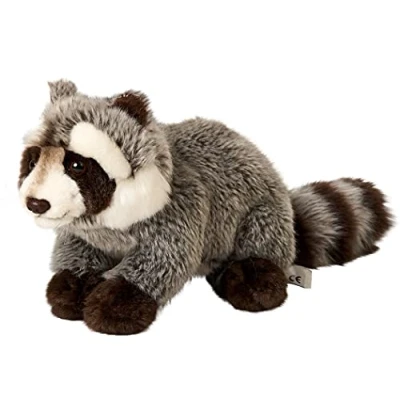 Imagen de Uni Toys Mapache de Peluche (23 cm Longitud)