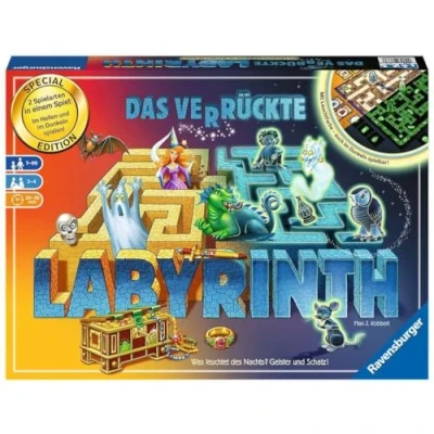 Imagen de Ravensburger El Laberinto Loco Versión de Aniversario Juegos Familiares, Talla única, Color Amarillo (26687)