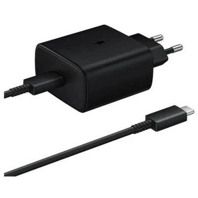 Imagen de Samsung Ep T4510 USB C Cargador Rápido 45W + Cable Negro