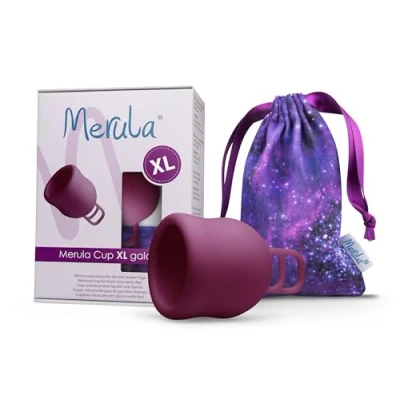 Imagen de Merula Cup XL Galaxy (violeta) La copa menstrual para los días muy fuertes