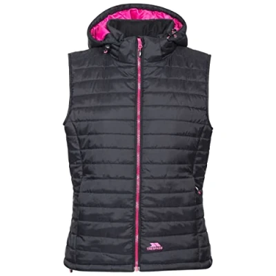 Imagen de Trespass Aretha Chaqueta Acolchada con Capucha Desmontable para Mujer, Color Negro, tamaño Medium