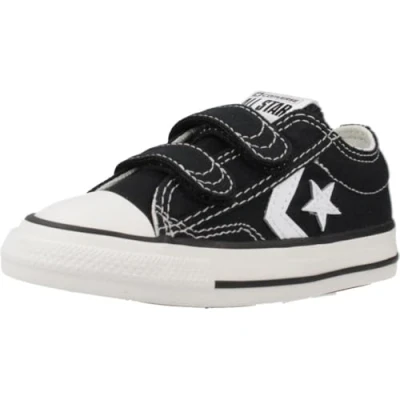 Imagen de Converse STAR Player 76 EASY ON Foundational Toddler Unisex Zapatillas para niños, Talla: 22, Black/vintage white/egret Zapatos