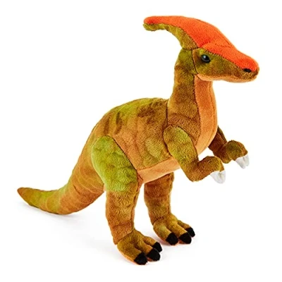 Imagen de Zappi Co Niños Peluche Dinosaurio Parasaurolophus (15&quot; / 38cm) Colección Animales Safari Recién Nacido Niño Primero