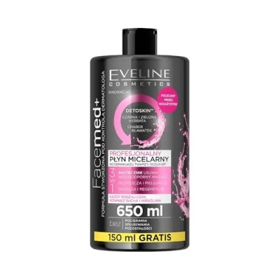 Imagen de Eveline Cosmetics Liquide Micellaire Professionnel Facemed 650 ml