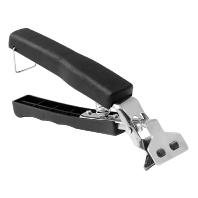 Imagen de GRÄWE Pinzas para bandeja de pizza acero inoxidable con protección silicona