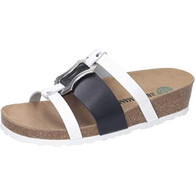 Imagen de Dr. Brinkmann 700069 03, Sandalias Planas Mujer, Blanco, 42 EU