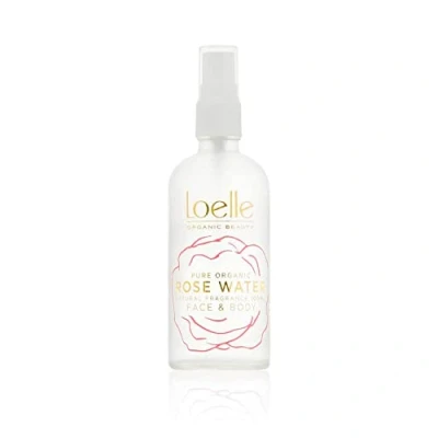 Imagen de Loelle Tónico Facial de Agua Rosas 100% Puro y Orgánico para Pieles Sensibles, Mixtas Grasas Destilada Limpieza Spray Refrescante Hecho en Marruecos (100ml)