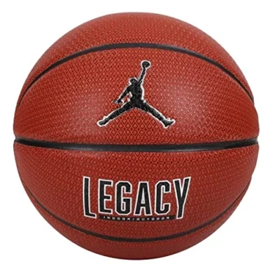Imagen de Jordan Legacy 2.0 8P Deflated Balón de baloncesto, Hombre, Talla: One Size, Amber/black/metallic silver/black