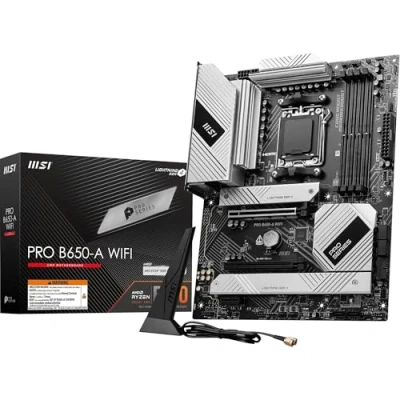 Imagen de MSI Pro B650 A WiFi (Enchufe AM5/B650/DDR5/S ATA 6Gb/s/ATX)