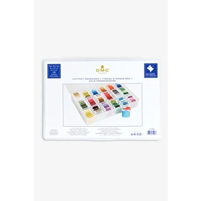 Imagen de DMC Caja organizador de hilos Ideal par clasificar y ordenar tus madejas hilo para bordar Accesorio indispensable tener en orden bien guardado