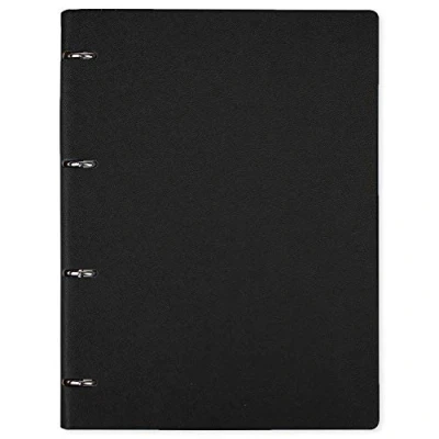 Imagen de Cuaderno a rayas A4 Executive Origaniser rellenable, con anillas redondas, cubierta de piel, bloc notas