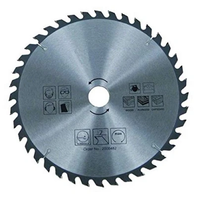 Imagen de Hoja de Sierra circular para madera Ø 200 x 30 mm/40 dientes mano HM carburo serrar sierras circulares