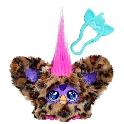 Imagen de Furby Furblets, Chee Chee, Minipeluche de Juguete con Pelaje Guepardo