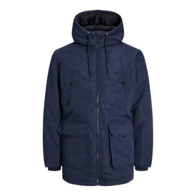 Imagen de JACK &amp; JONES Parka Jjconstruct Chaqueta, Azul Marino, M para Hombre