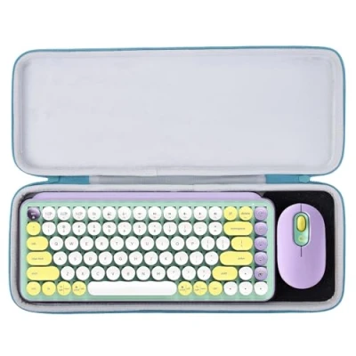 Imagen de Aenllosi Funda Estuche para Logitech Teclado Inalambrico Pop Icon Combo/Pop Keys Teclado, Sola SoloCase (Morado)