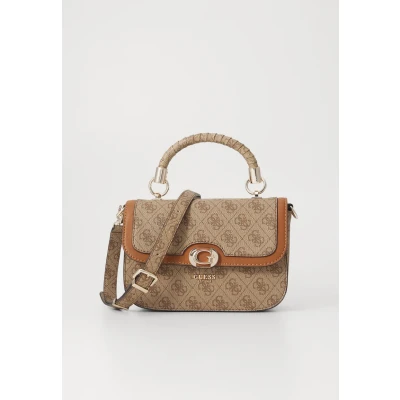 Imagen de Guess Orlina LOGO TOP Handle FLAP Bolso de mano, Mujer, Talla: One Size, Latte/brown