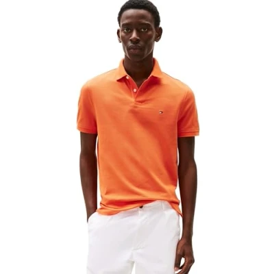 Imagen de Tommy Hilfiger 1985 Regular Polo Mw0mw17770 Camiseta, Naranja (Brilliant Orange), M para Hombre