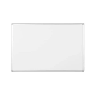 Imagen de Bi Office Earth Pizarra Blanca Magnética, 90 x 60 cm, superficie acero lacado, marco de aluminio y bandeja rotuladores