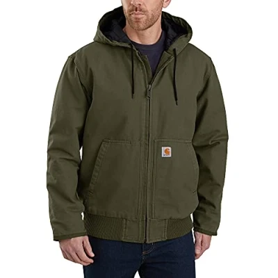 Imagen de Carhartt Chaqueta Active J130 para hombre (tallas normales y grandes) verde Medium