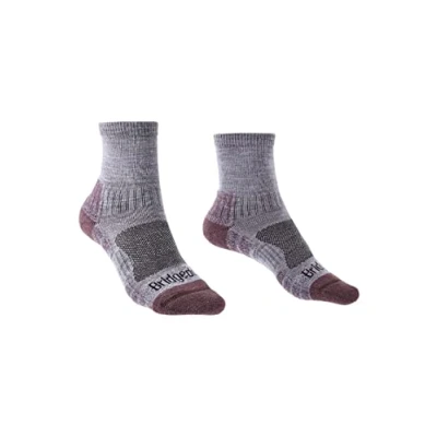 Imagen de Bridgedale Hike Lightweight Merino Performance 3/4 Crew Original Calcetines, Mujer, Jaspeado/Damson, M
