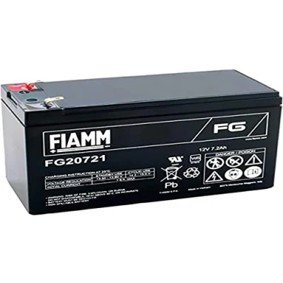 Imagen de Fiamm FG20721 Batería de plomo alta capacidad, 12 V, 7 Ah