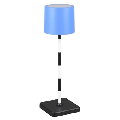 Imagen de Reality Leuchten Fernandez Lámpara de mesa LED recargable, azul, IP54, CCT, atenuable