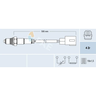 Imagen de Sonda lambda FAE 77767