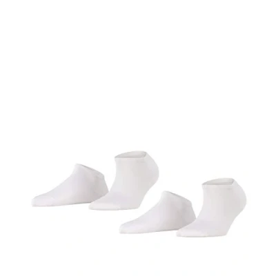 Imagen de ESPRIT Uni 2 Pack W SN algodón corte unicolor pares, Calcetines cortos Mujer, Blanco (White 2000), 35 38