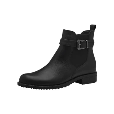 Imagen de Tamaris Botines Chelsea para Mujer, Cómodos, Negro, 38 EU