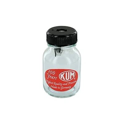 Imagen de Kum 106.47.11 Sacapuntas con recipiente de cristal, botella cristal M1, 1 pieza
