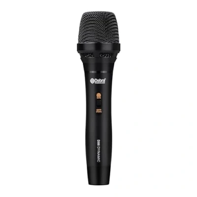 Imagen de D Debra D86 micrófono dinámico con Cable, de Mano Profesional Clip e Interruptor Encendido/Apagado, Karaoke Vocal