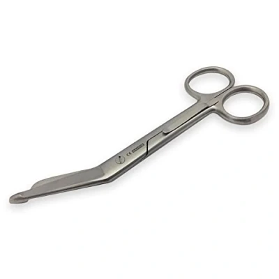 Imagen de GIMA Tijeras De Enfermería Gima, Lister, Para Vendajes, Patrón Oruga, Acero Inoxidable, Acabado Satinado, Recubrimiento En Polvo, Longitud 18 cm