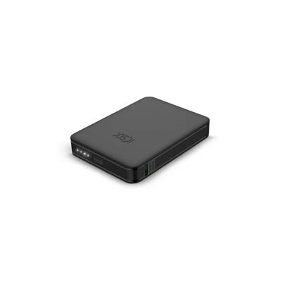 Imagen de Powerbank Ksix Nano 5.000 Mah, Tamaño De Bolsillo, Power Delivery, 20 W, Cable Usb c A c, Indicadores Led, Negro