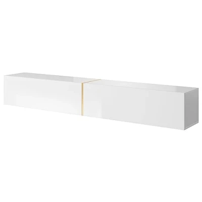 Imagen de Selsey BISIRA 200 cm, Madera de ingeniería, Dorado,Blanco,