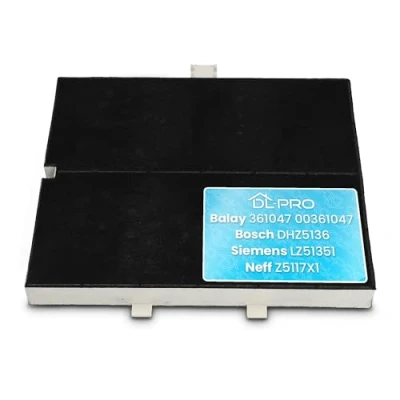 Imagen de DL pro Filtro de carbón activo para campana extractora Balay 361047 00361047 Bosch DHZ5136 Siemens LZ51351 Neff Z5117X1