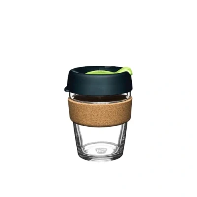 Imagen de KeepCup Brew Cork, Taza de vidrio reutilizable, Mediana 12 oz/340 ml, Profundo